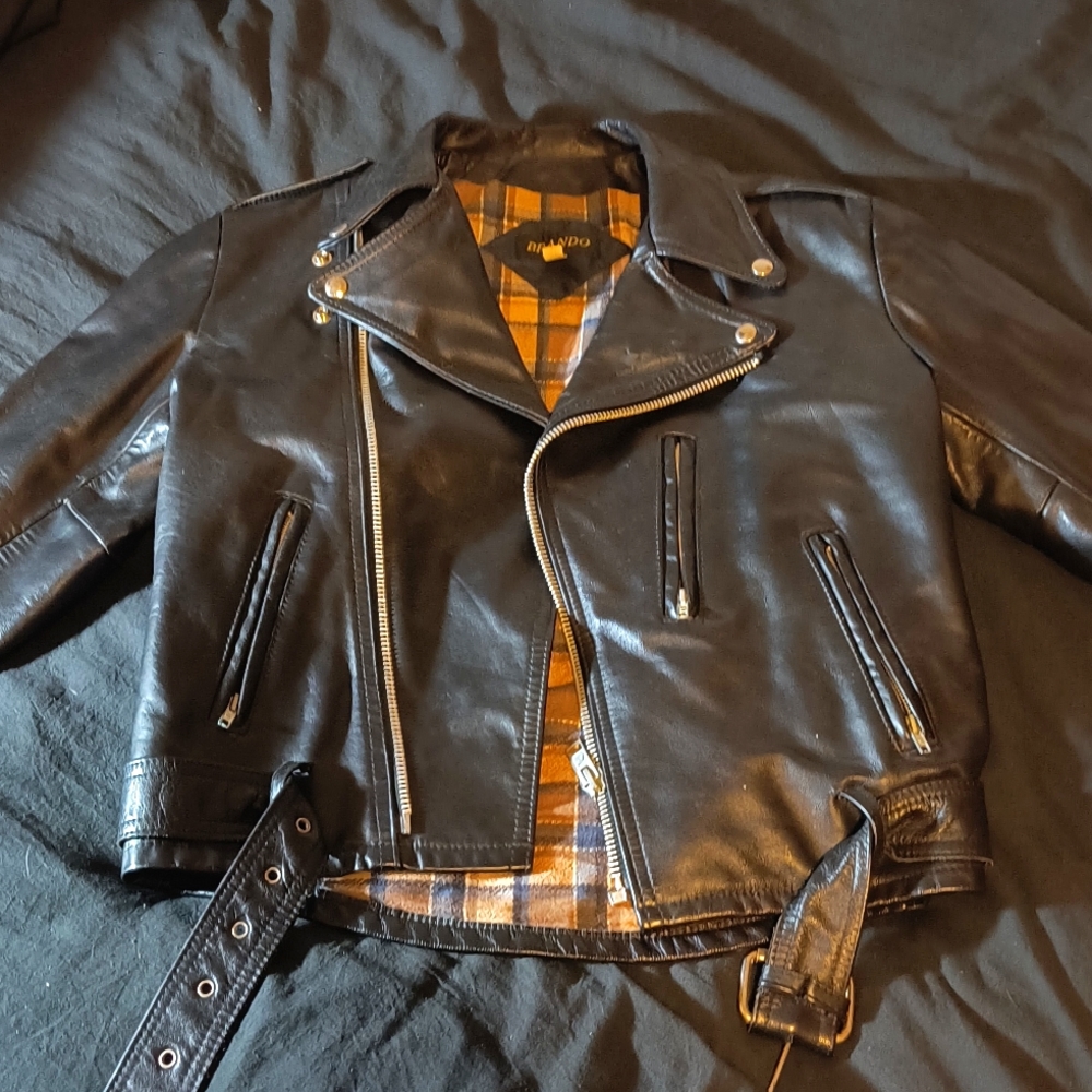 Brando motorcycle leather jacket